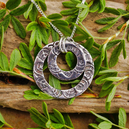 Rings of Leaves Pendant - 1