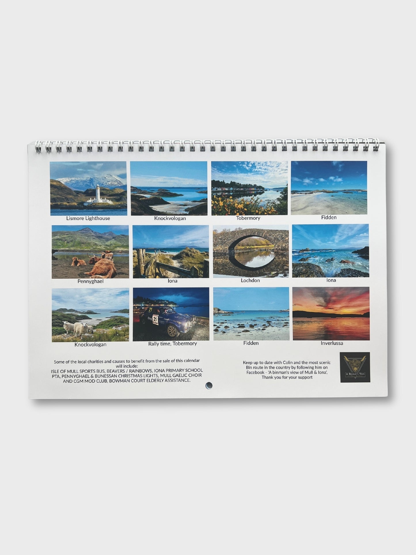 A Binman's View of Mull and Iona - 2026 Landscape Calendar