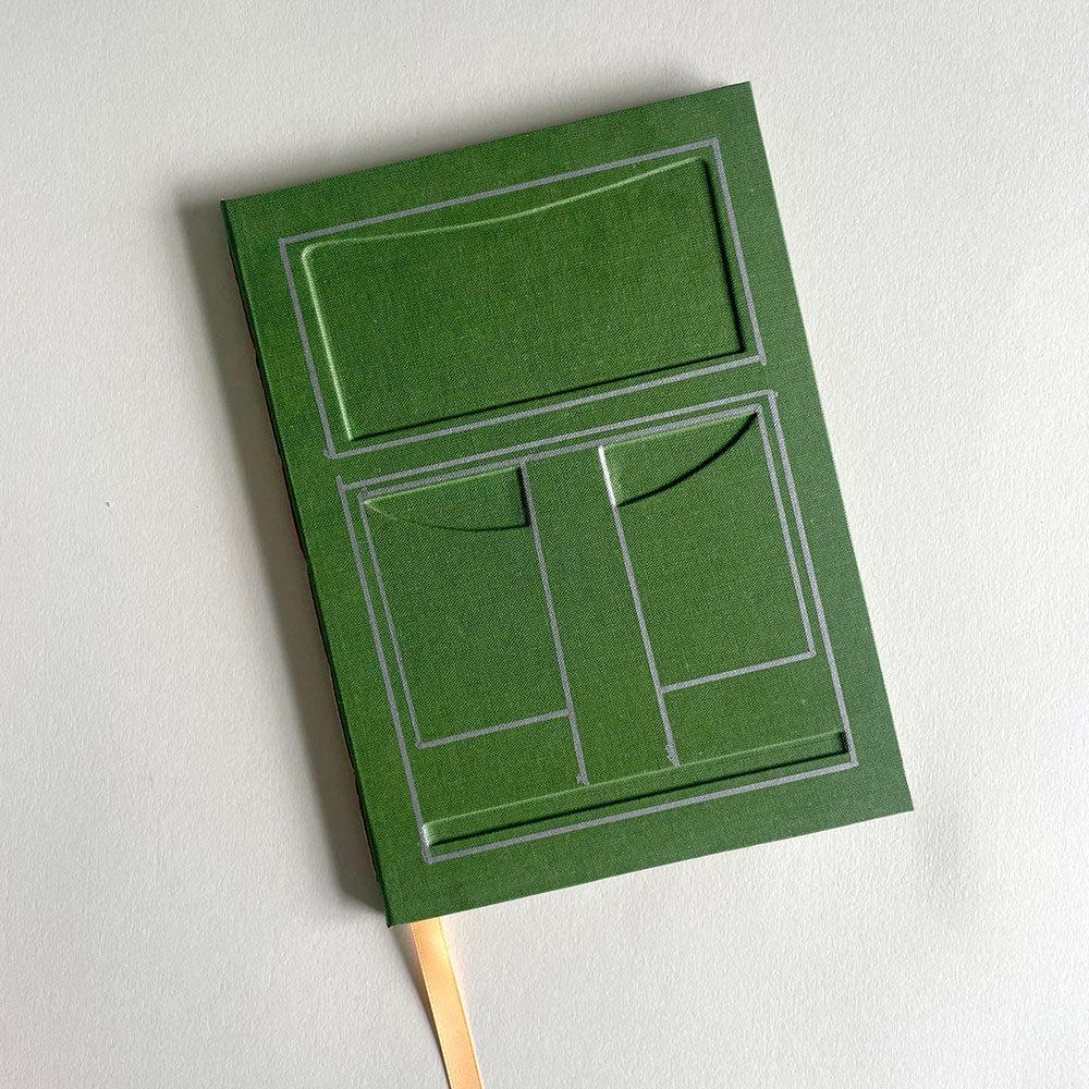 Art nouveau inspired hand bound blank book - 5