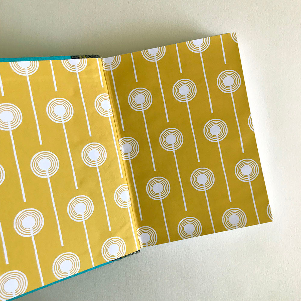 Tweed spine handbound blank books - 4