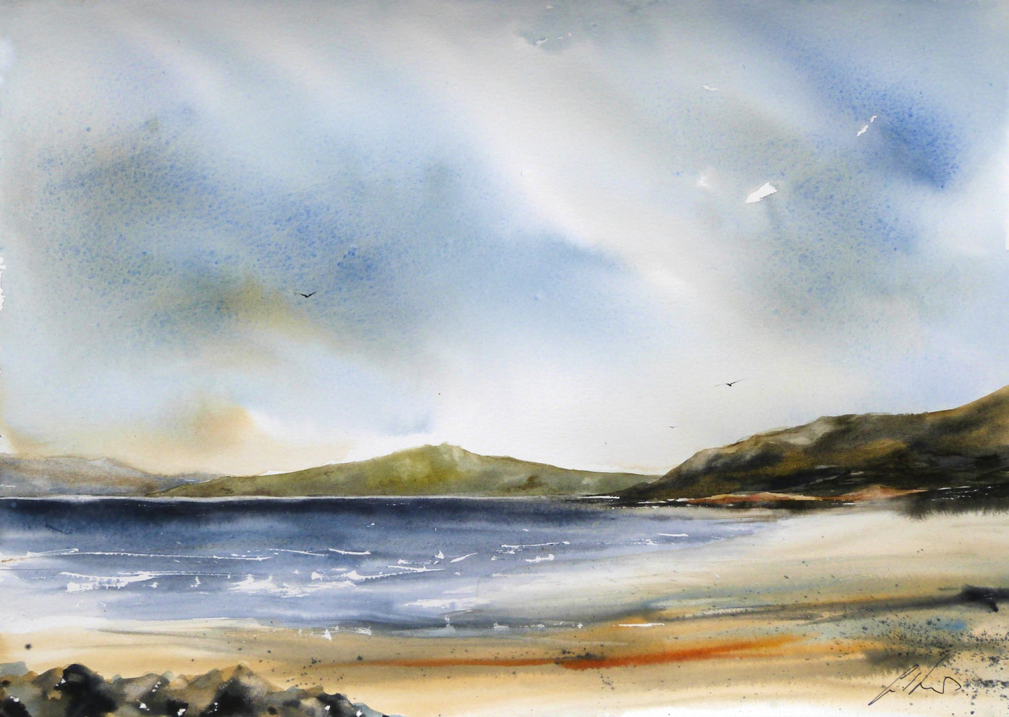 Coast, Original Watercolour Painting - 1
