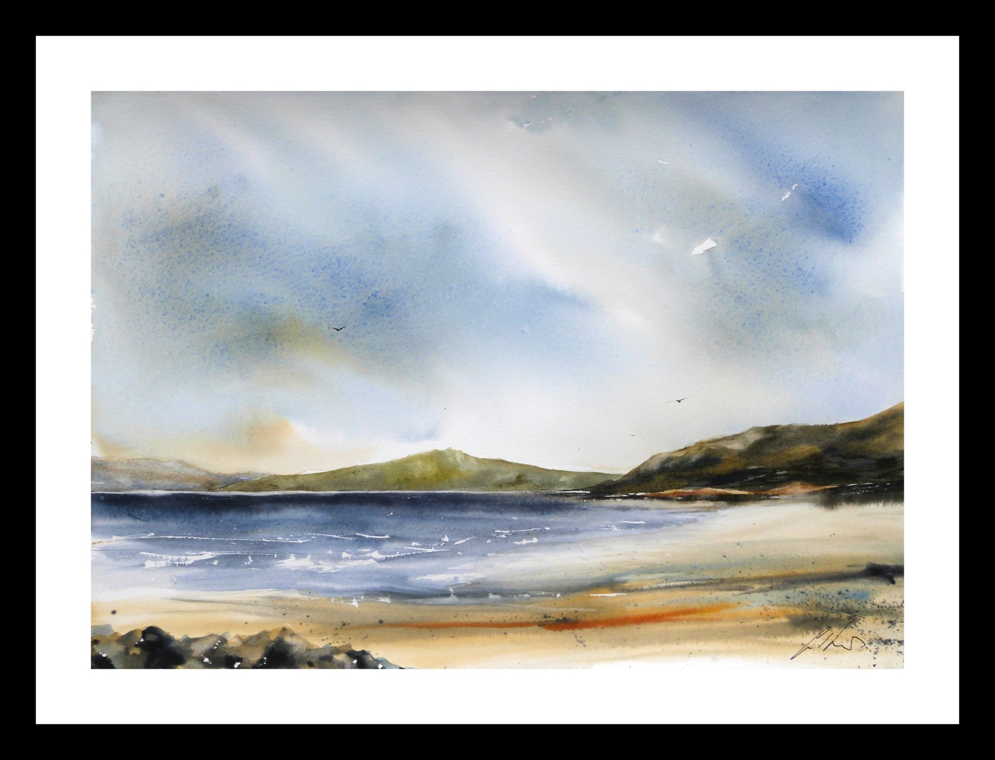 Coast, Original Watercolour Painting - 2