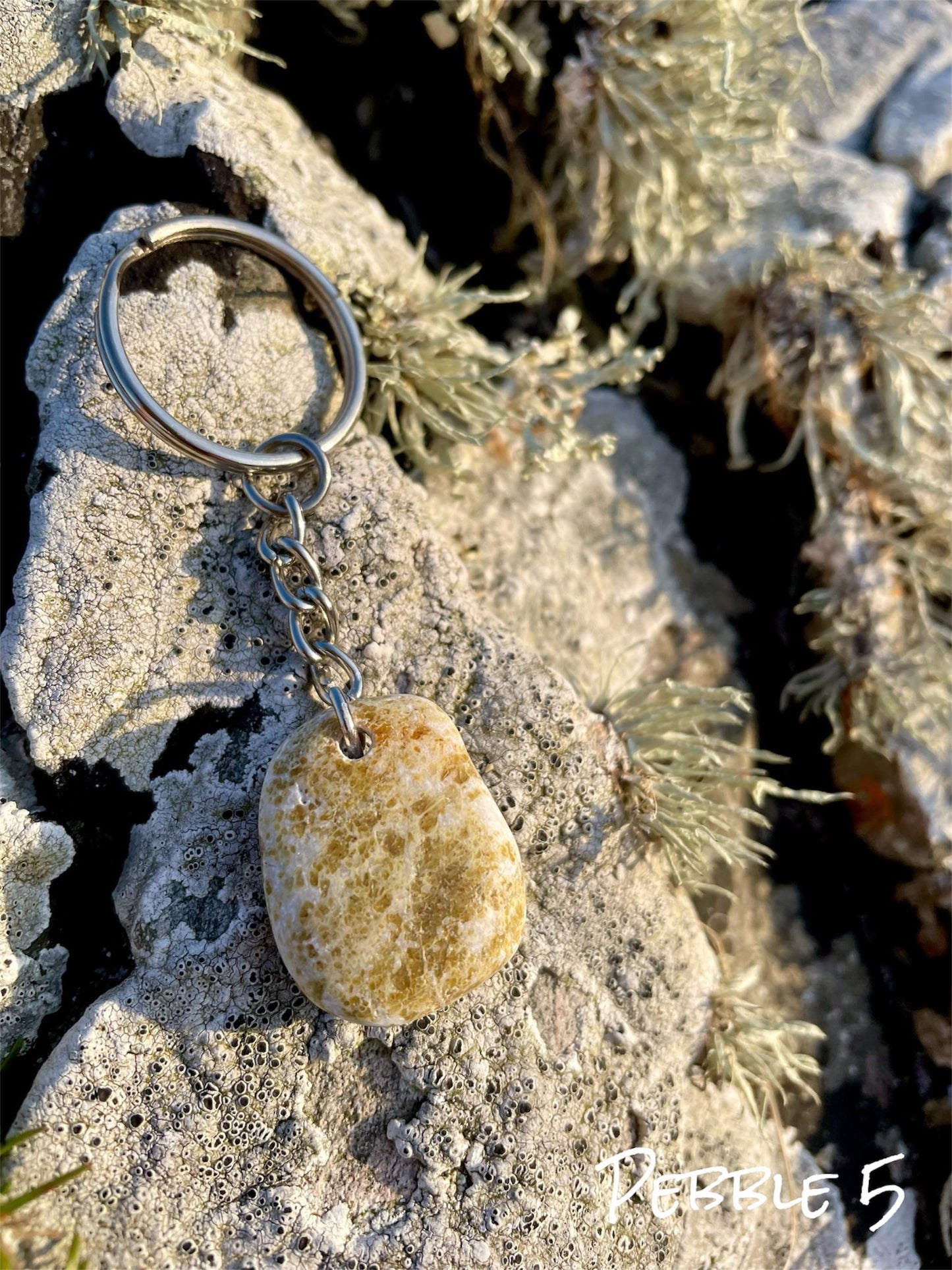 Iona Marble Keyrings