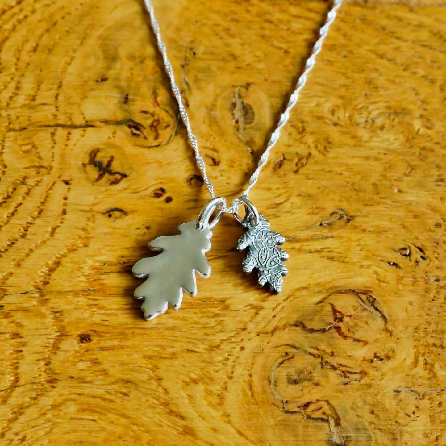 Oak Leaves Pendant - 1