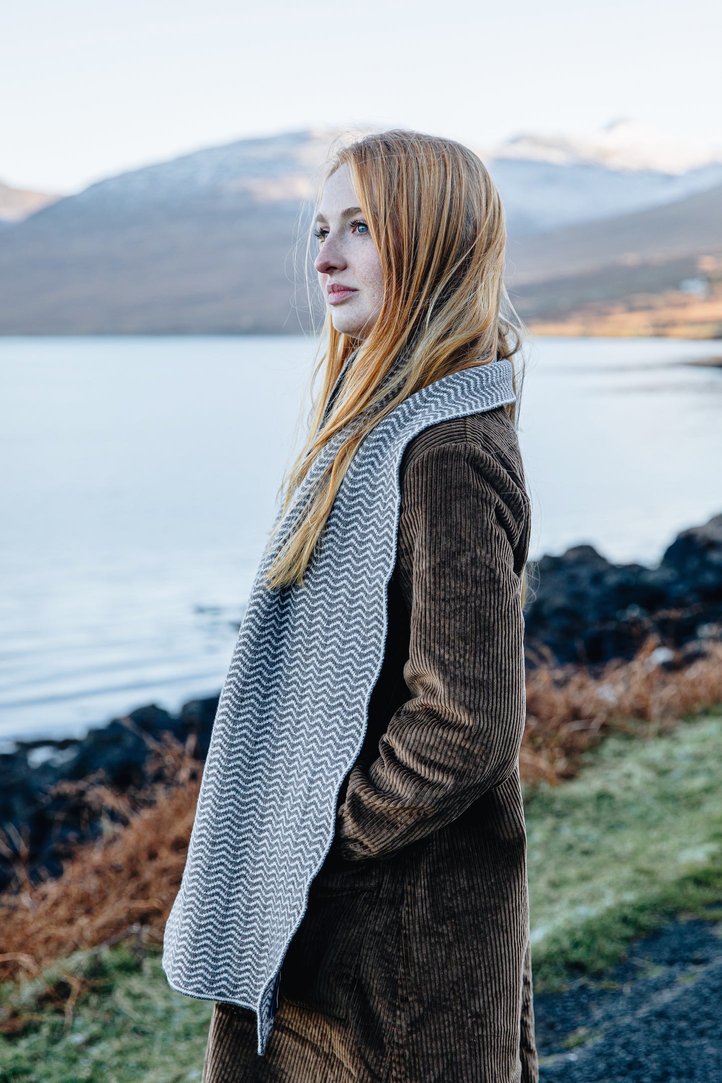 Wave Scarf Stone