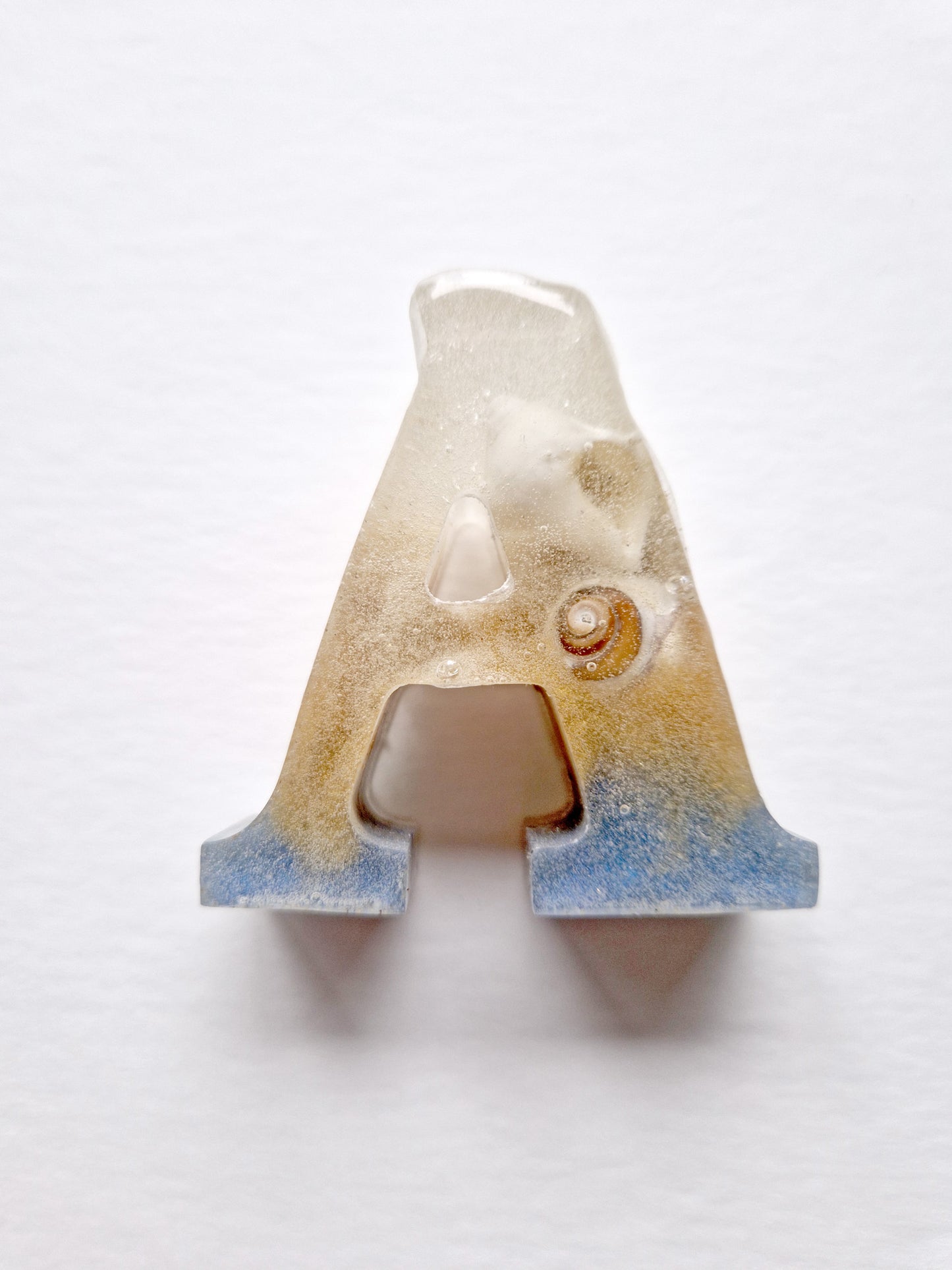 Sand and Shell Resin Letters and Numbers