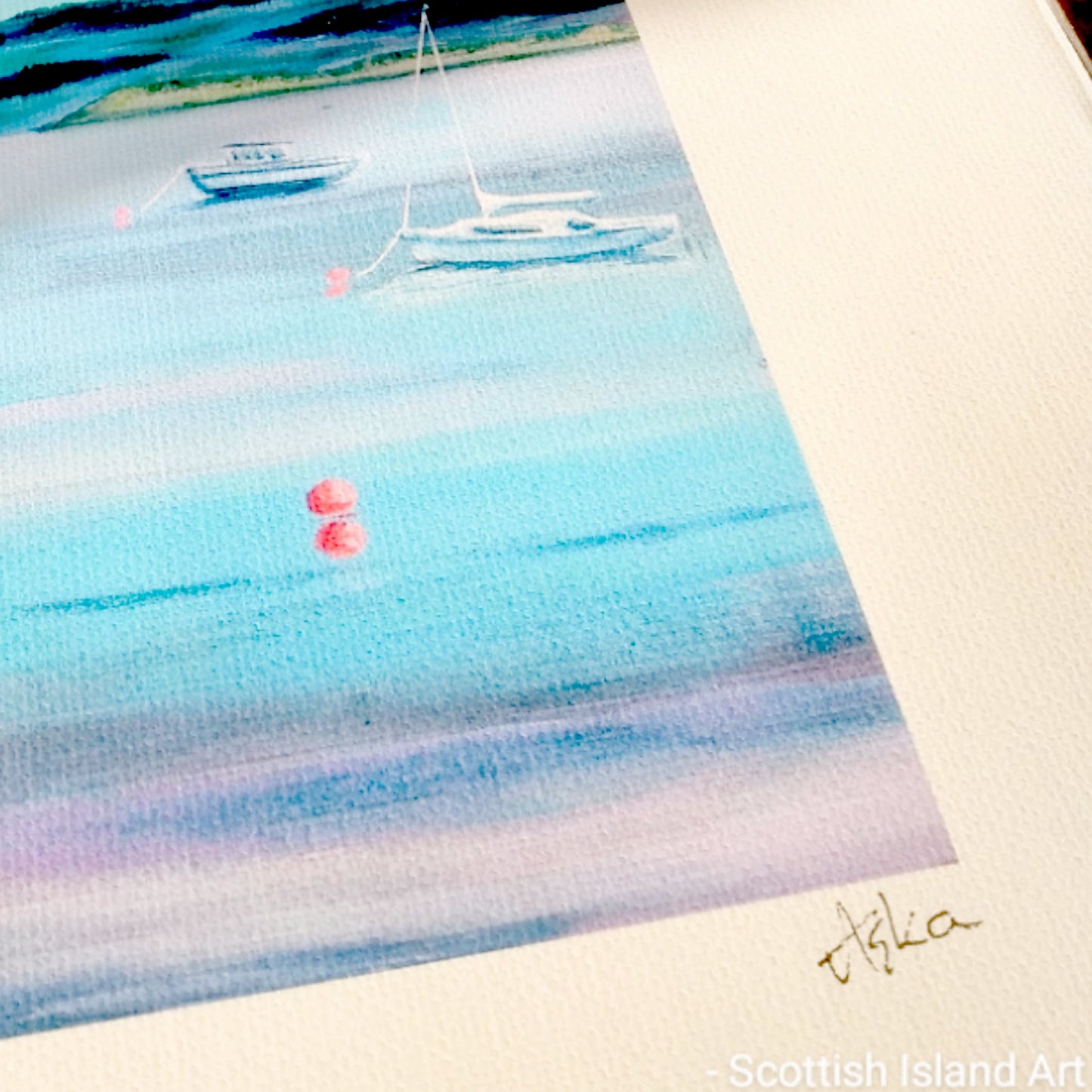 Tobermory reflections print - 2