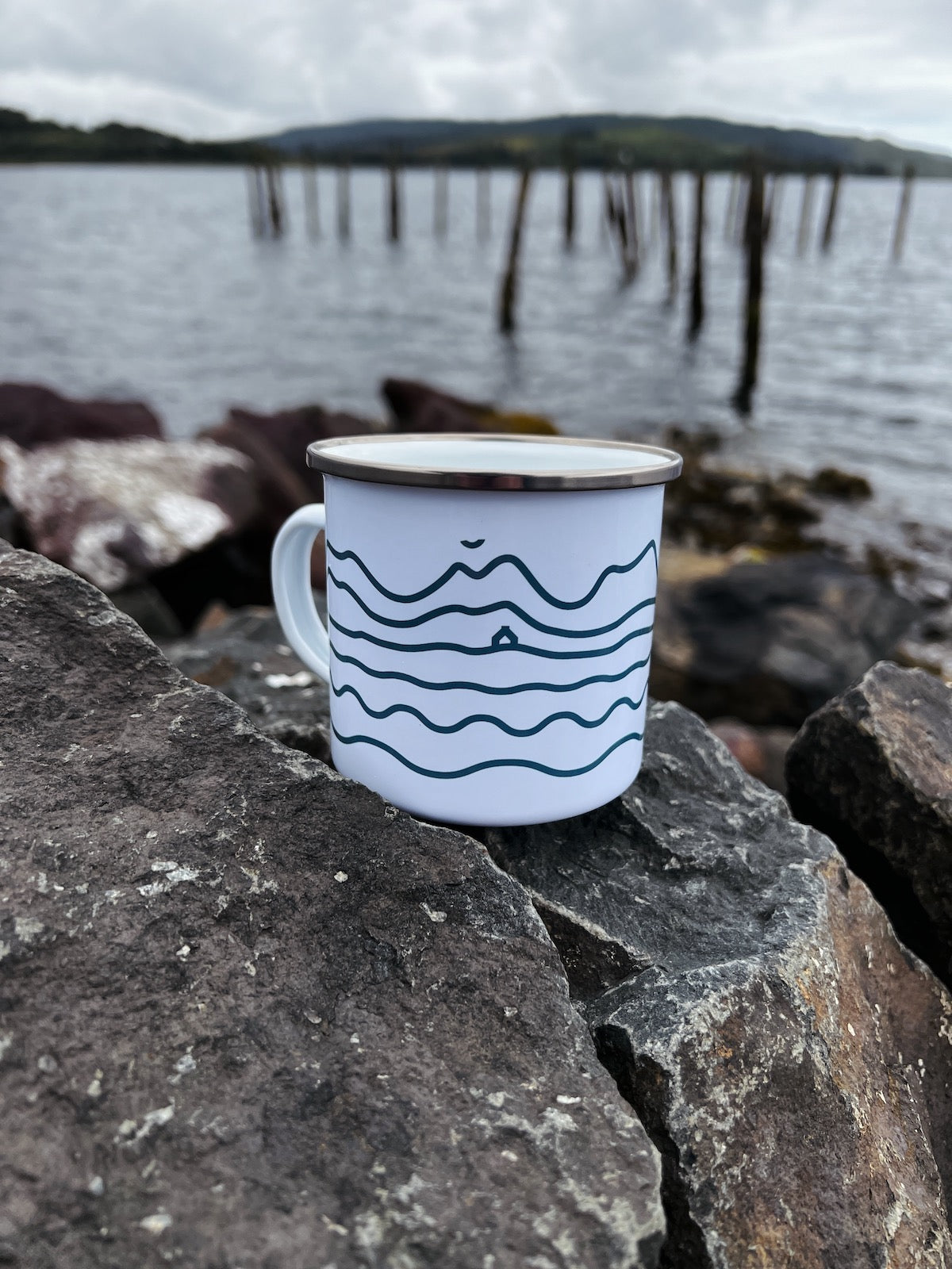 Mull and Iona Enamel Mug