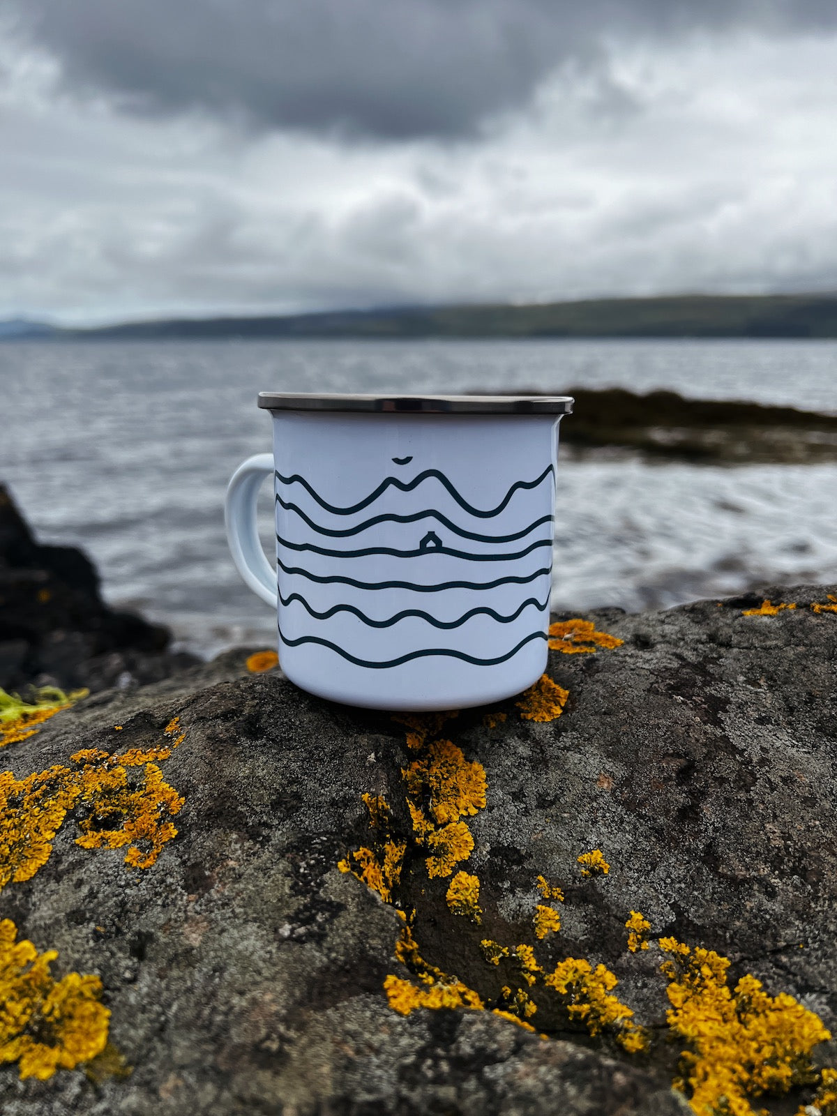 Mull and Iona Enamel Mug