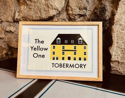 Tobermory Iconic Prints - The Yellow One - A4 - 1