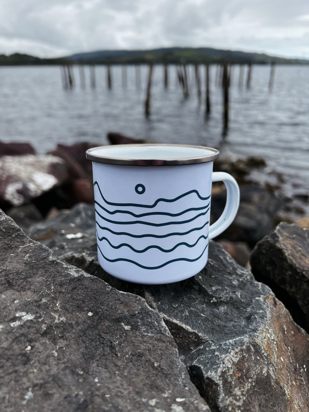 Mull and Iona Enamel Mug