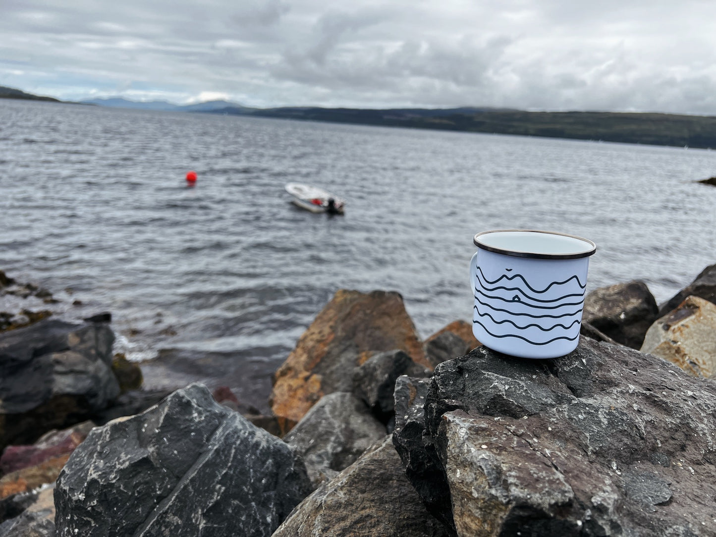 Mull and Iona Enamel Mug