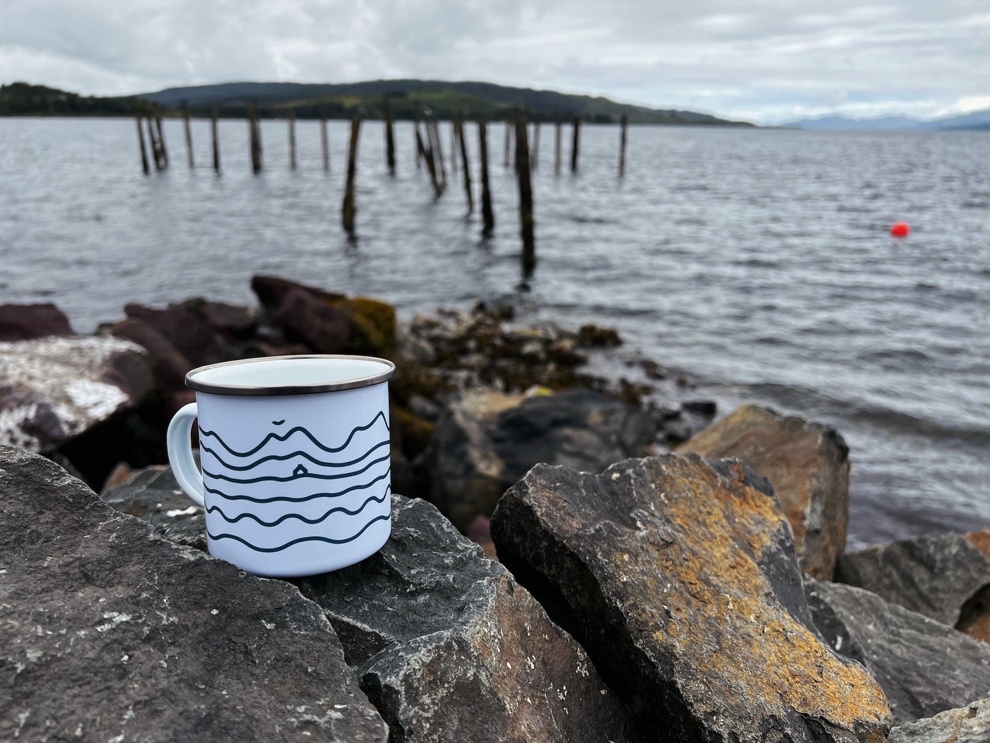 Mull and Iona Enamel Mug