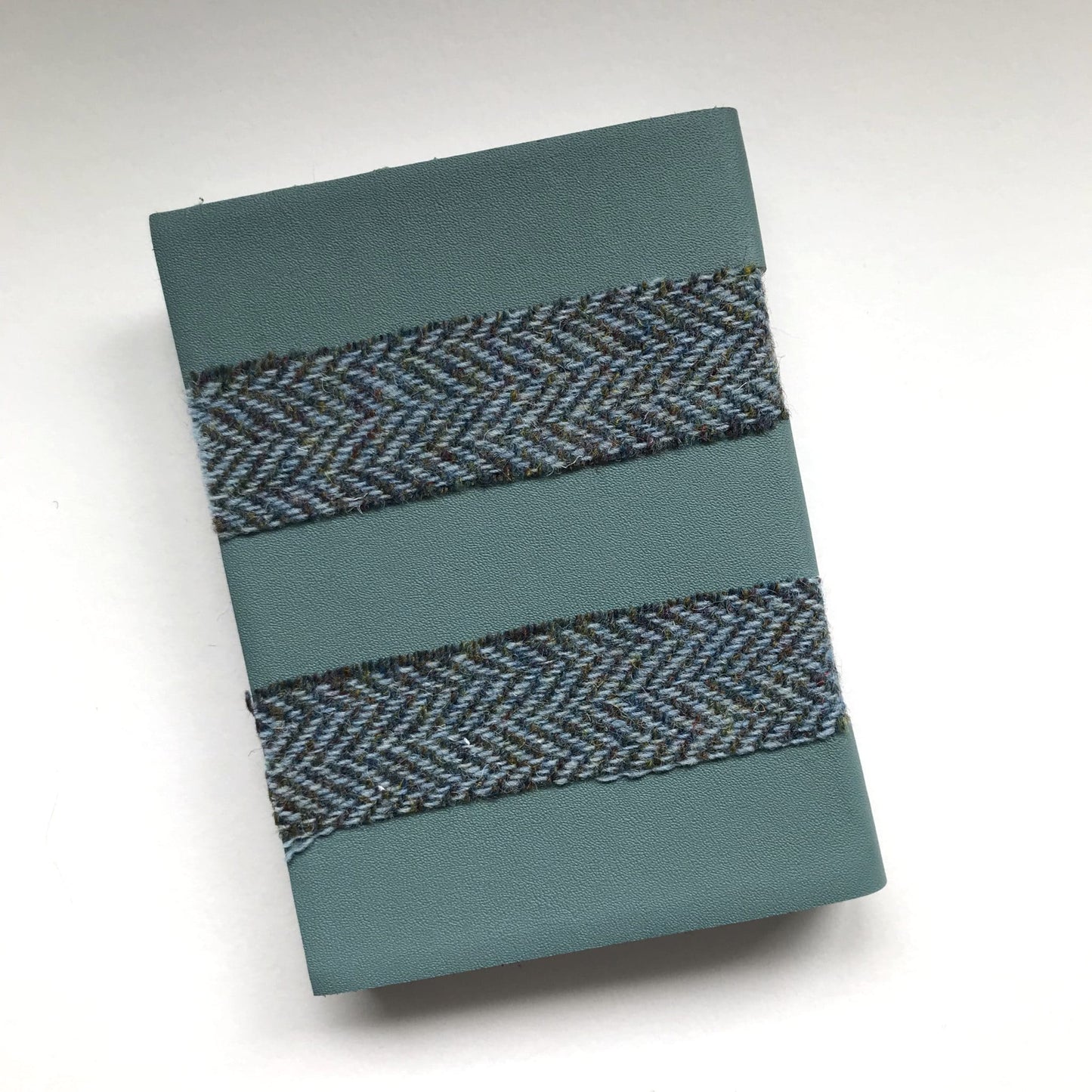 Strapping little Harris Tweed book (3 strap)
