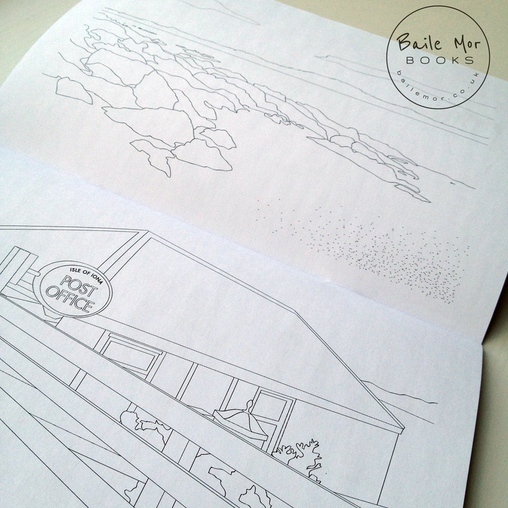 Isle of Iona colouring book