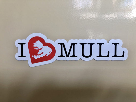I Love Mull Fridge Magnet