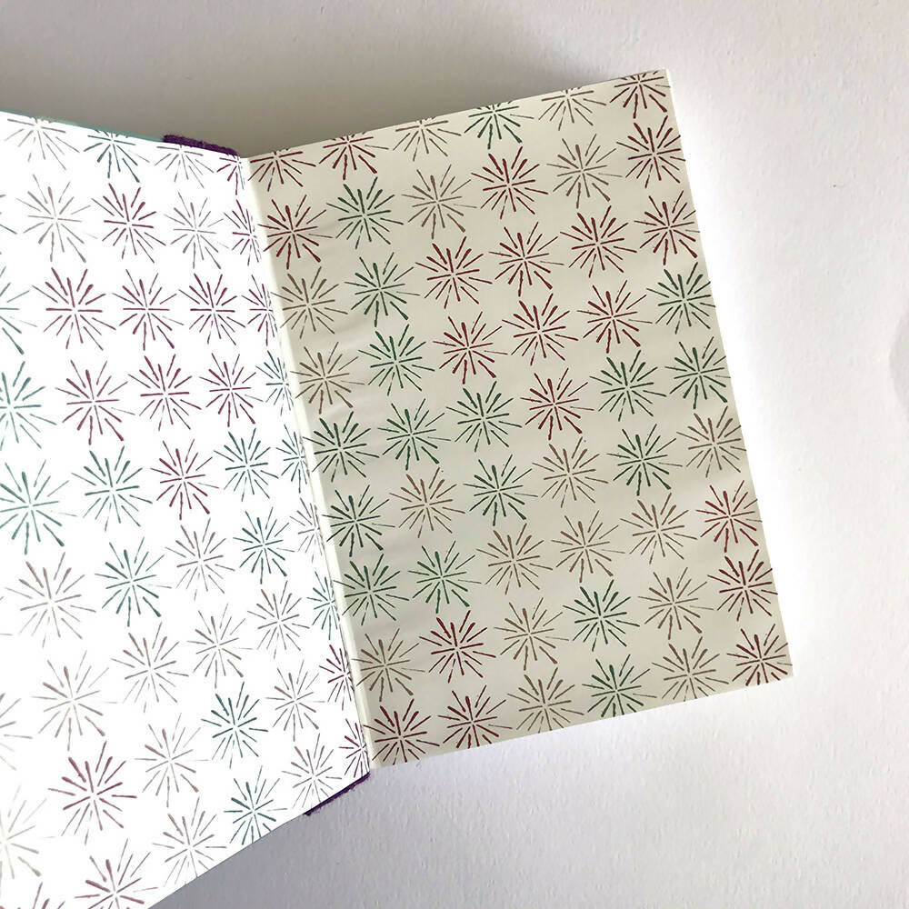 Tweed spine handbound blank books - 4