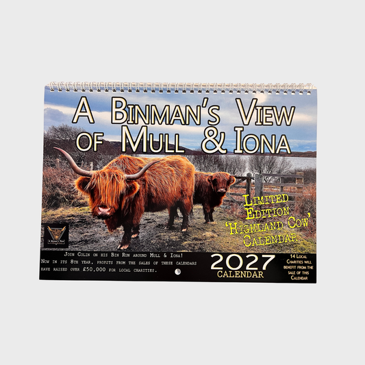 A Binman's View of Mull and Iona - 2027 Highland Cow Edition