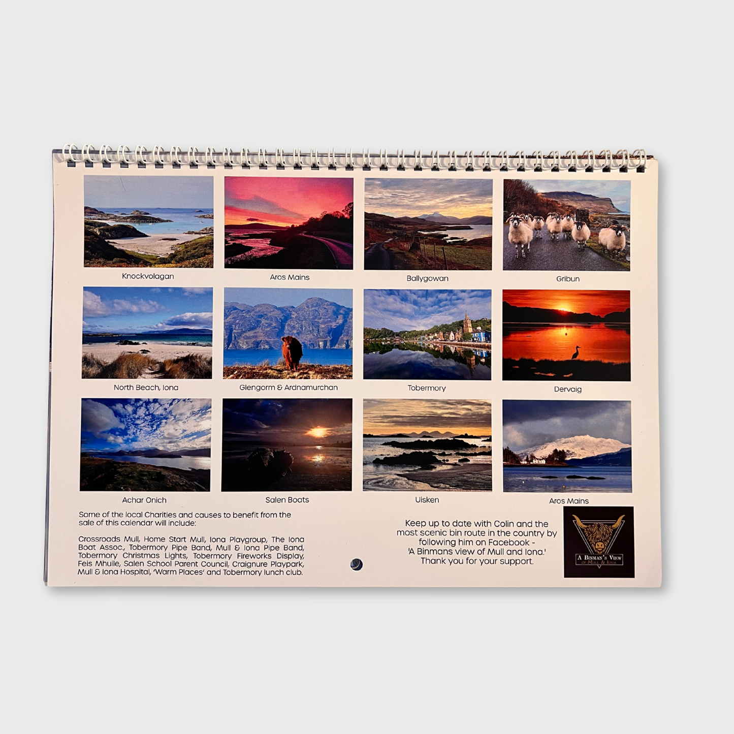 A Binman's View of Mull and Iona - 2027 Landscape Calendar