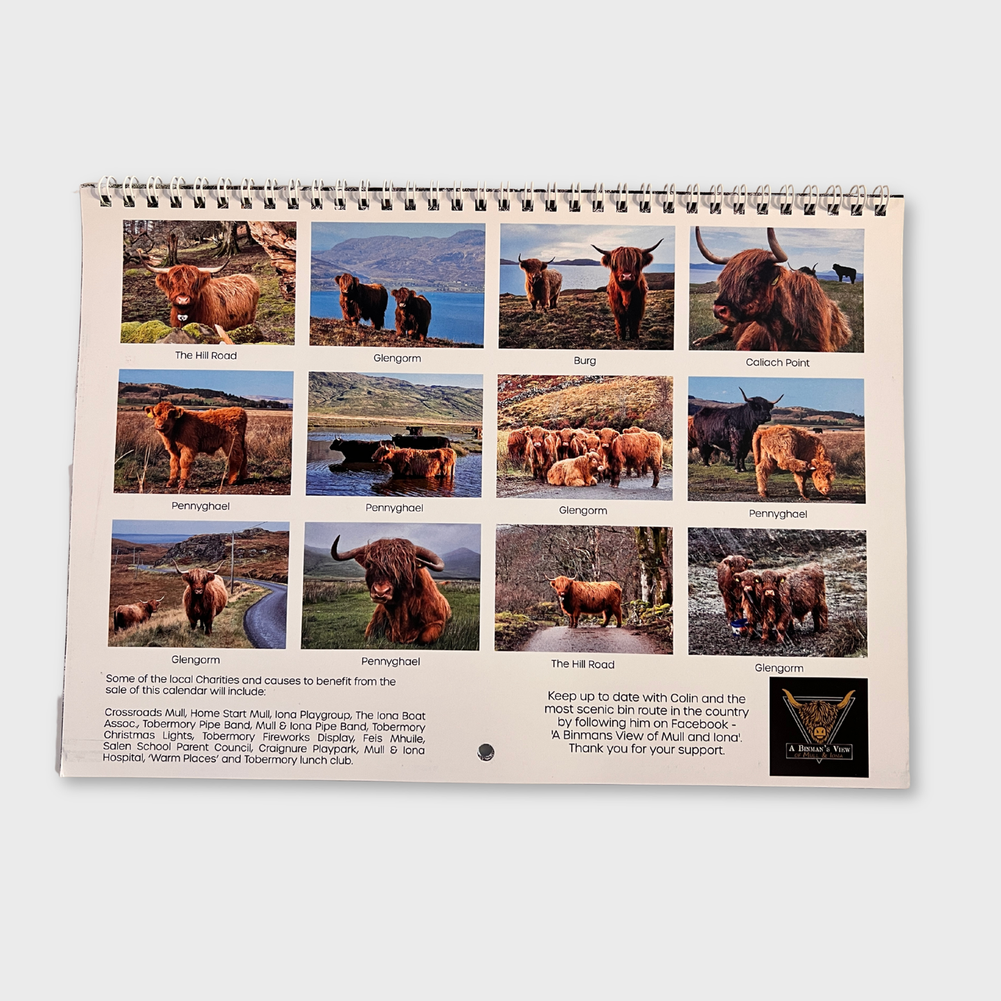 A Binman's View of Mull and Iona - 2027 Highland Cow Edition