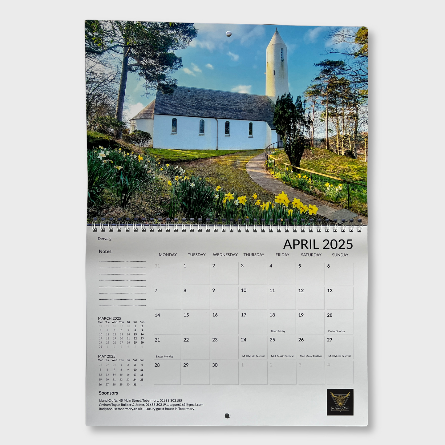 A Binman's View of Mull and Iona - 2025 Landscape Calendar