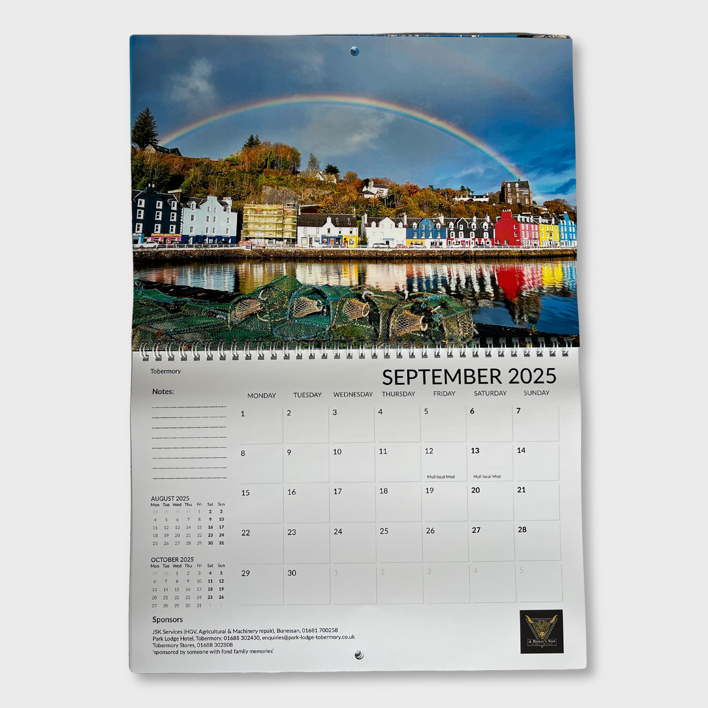 A Binman's View of Mull and Iona - 2025 Landscape Calendar