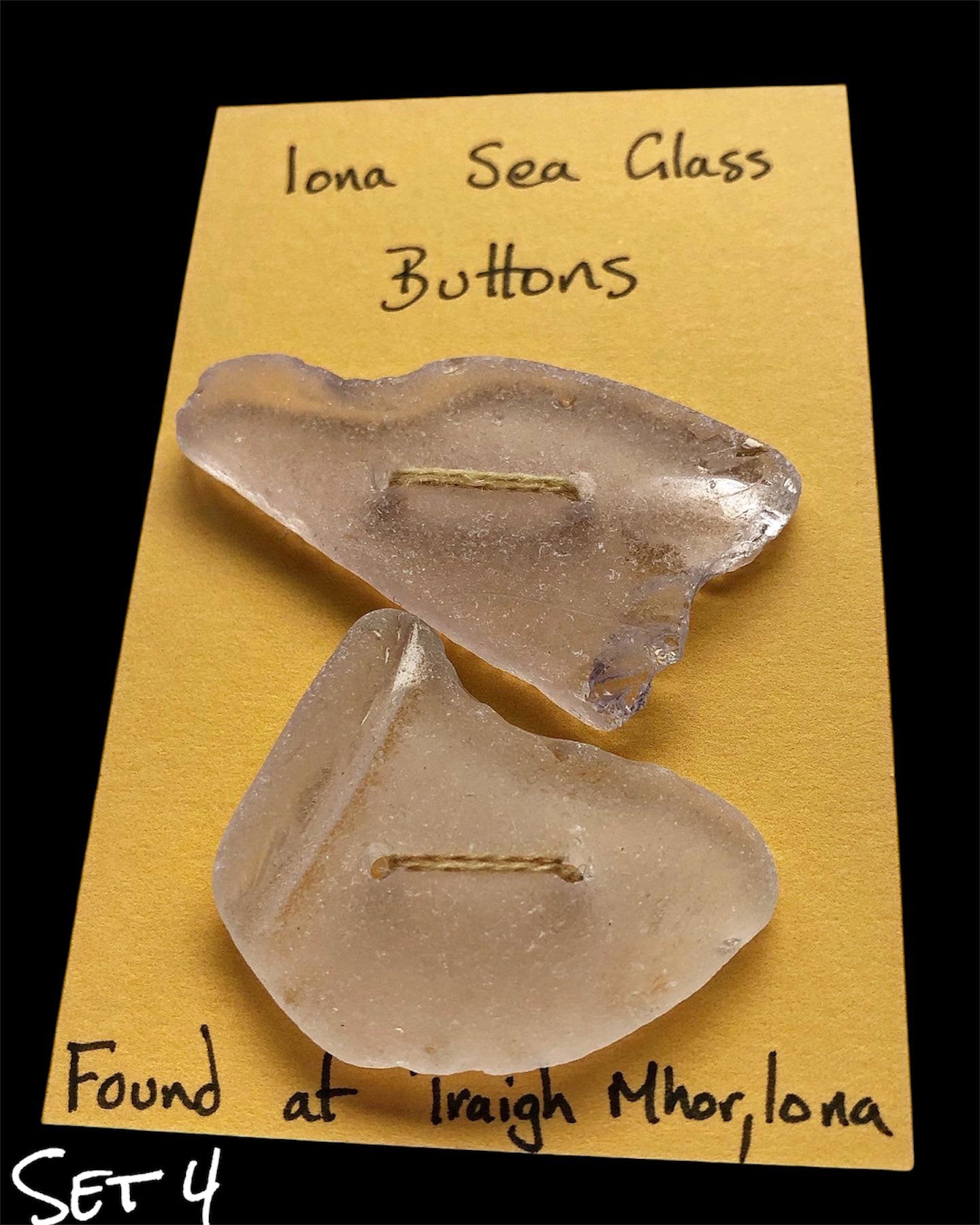 Iona Sea Glass Buttons - 2