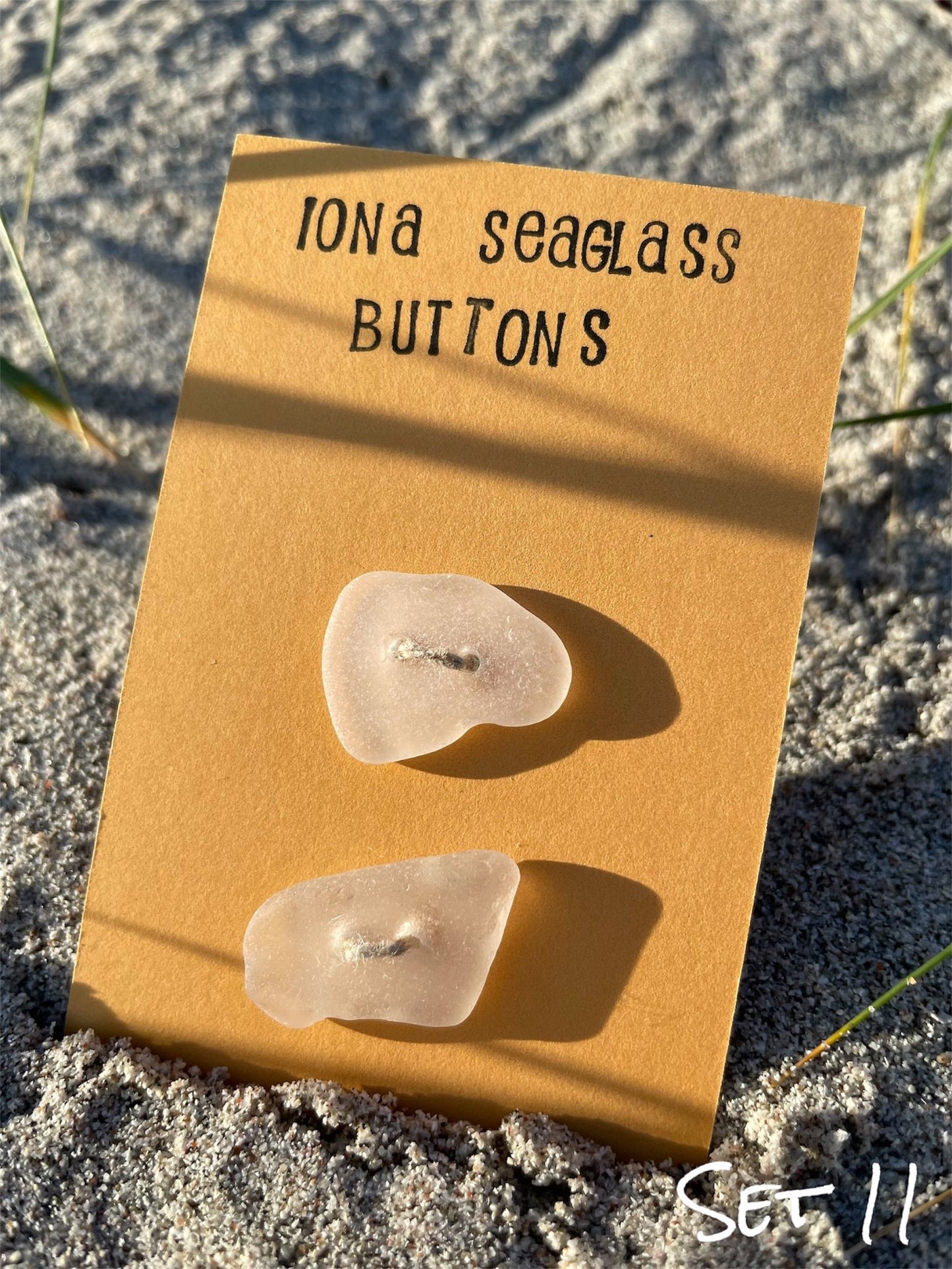 Iona Sea Glass Buttons - 4