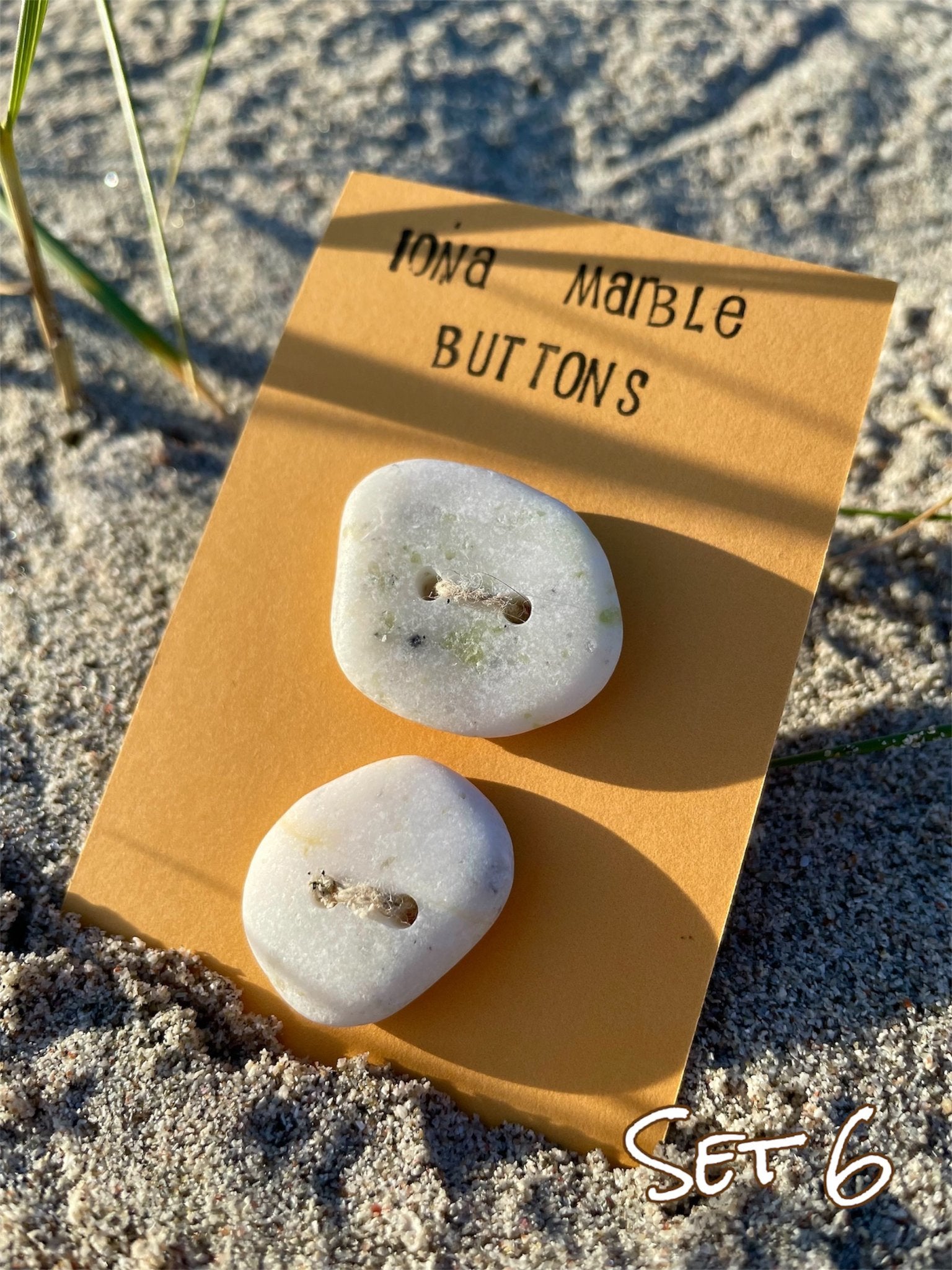 Iona Marble Buttons - 6