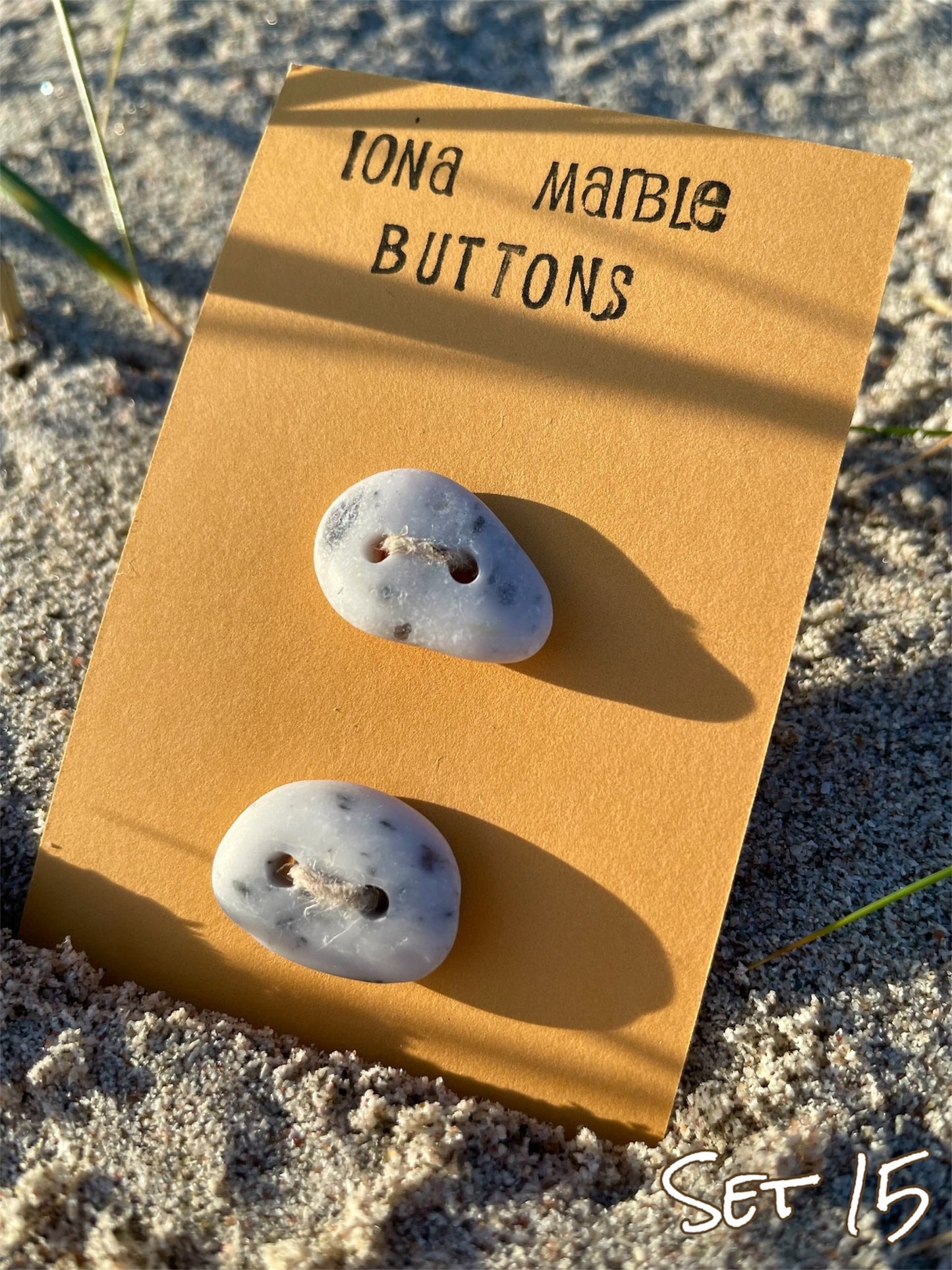 Iona Marble Buttons - 12