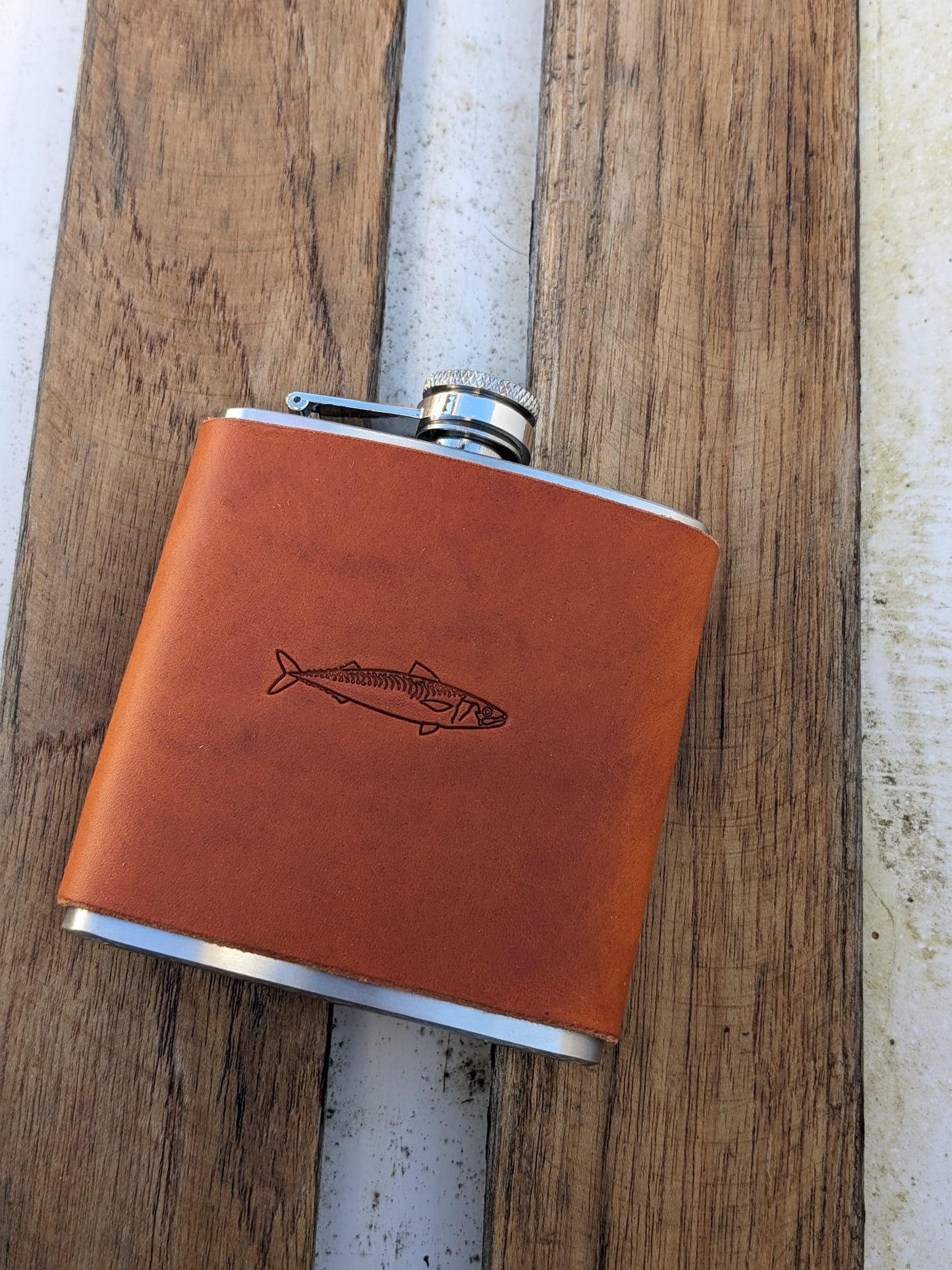 Handmade fish hipflask - 5