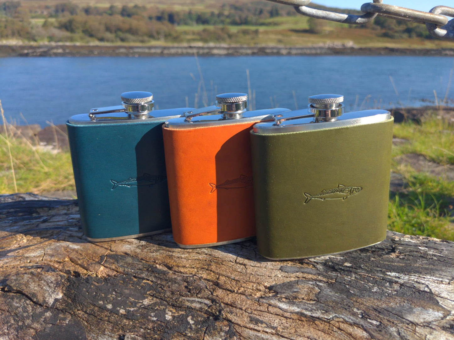 Handmade fish hipflask - 1