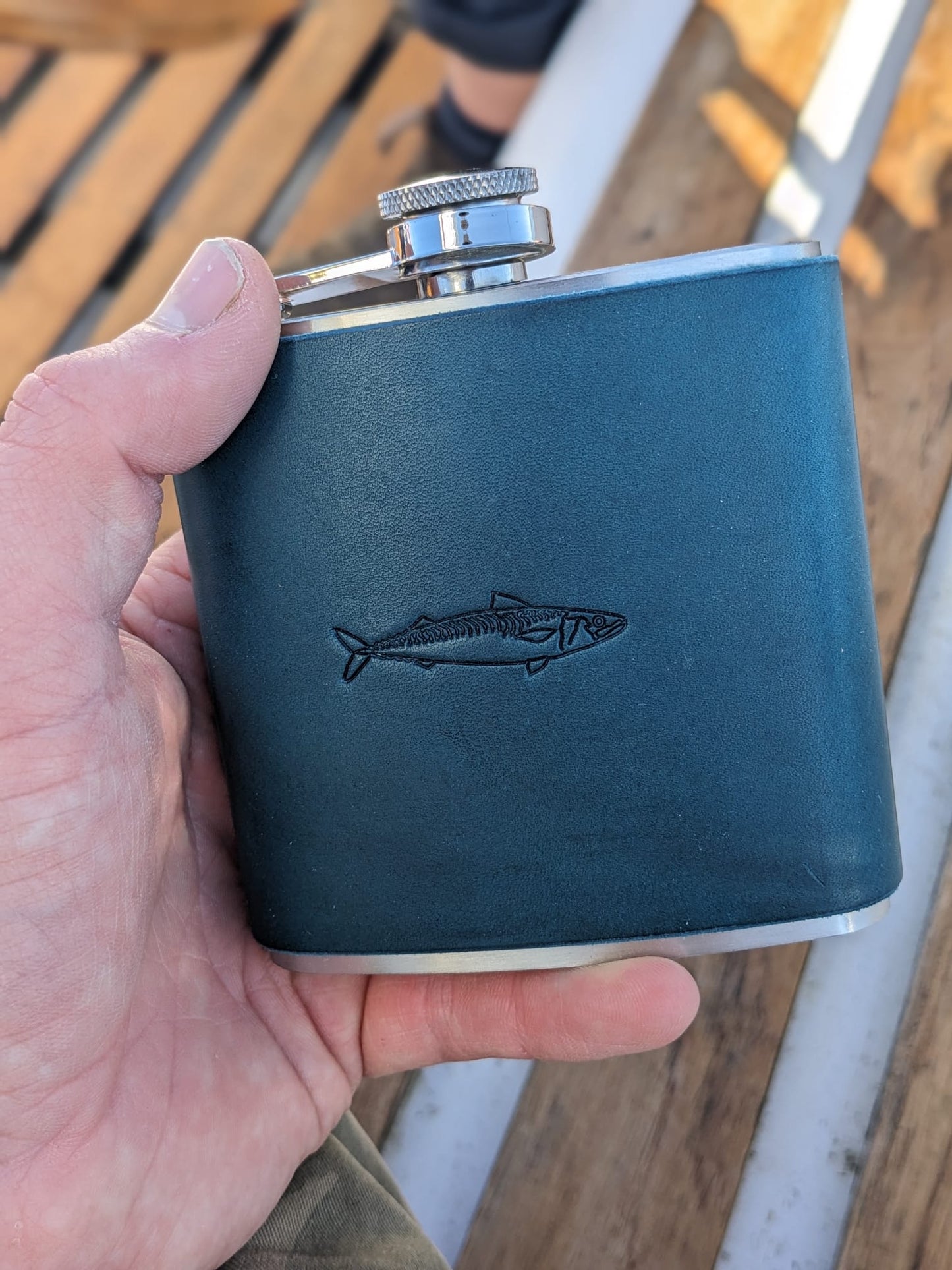 Handmade fish hipflask - 8