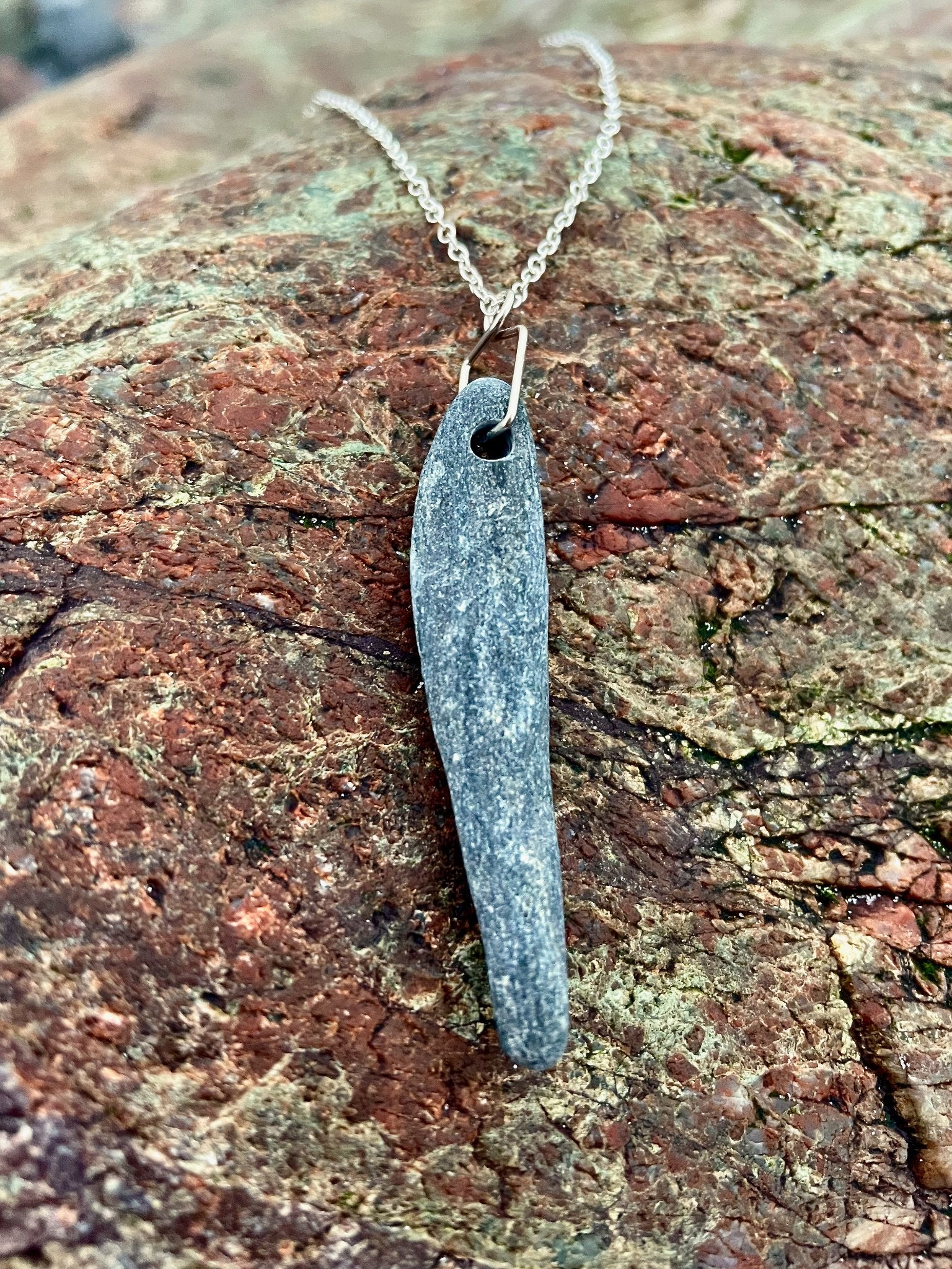 Iona Beach Pebble Pendant - 2