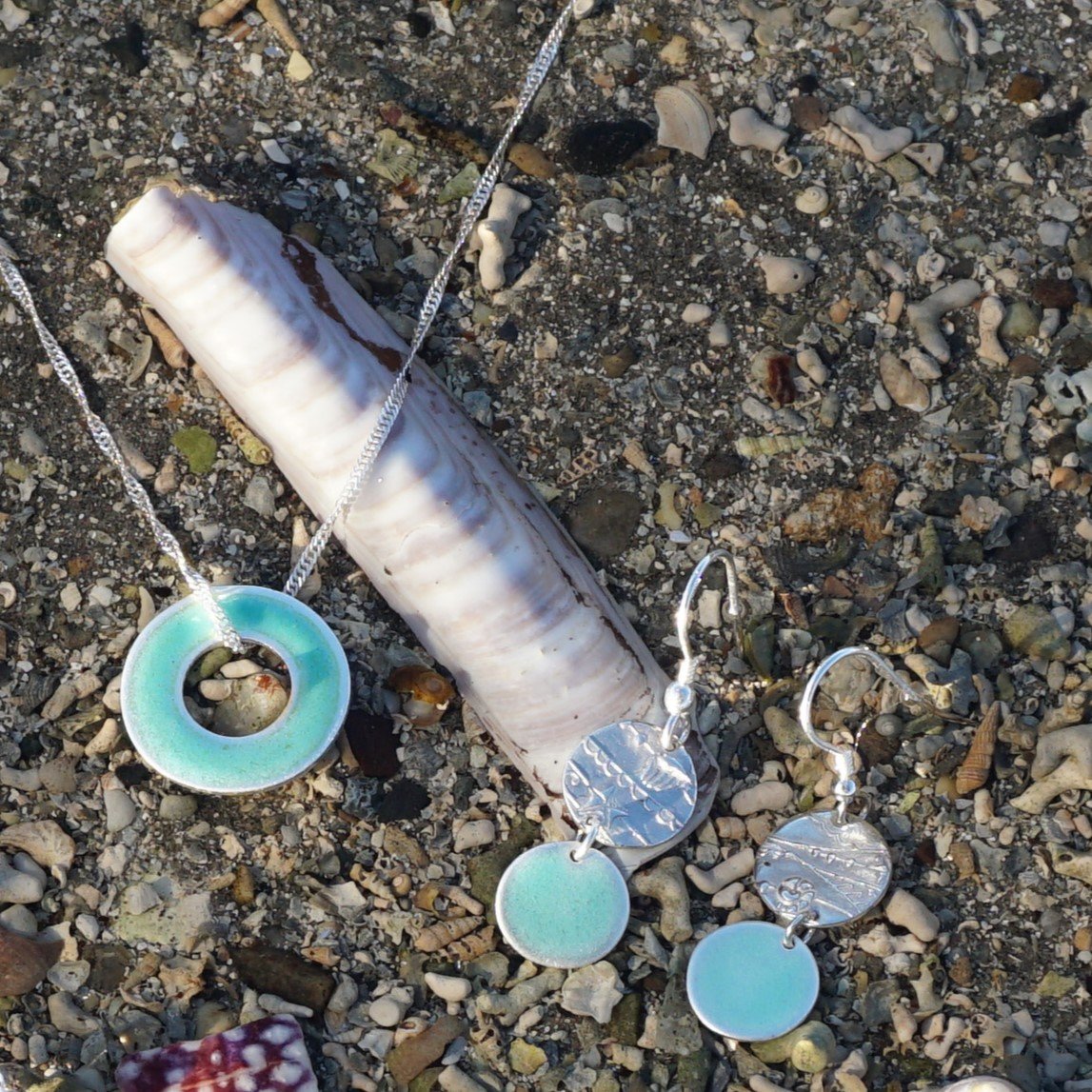 NEW! Memories of the Beach Two Sided Pendant - 5