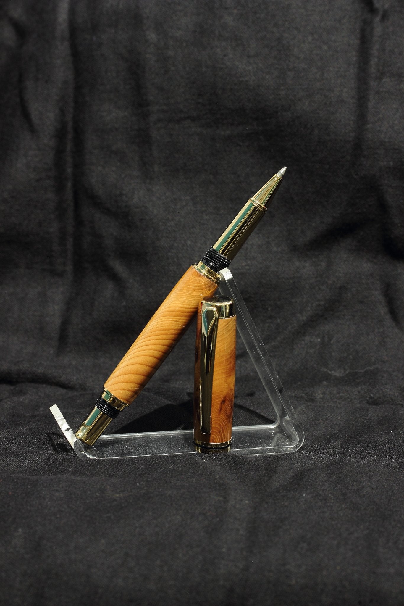 Hand Crafted Yew Wood Pen - 2