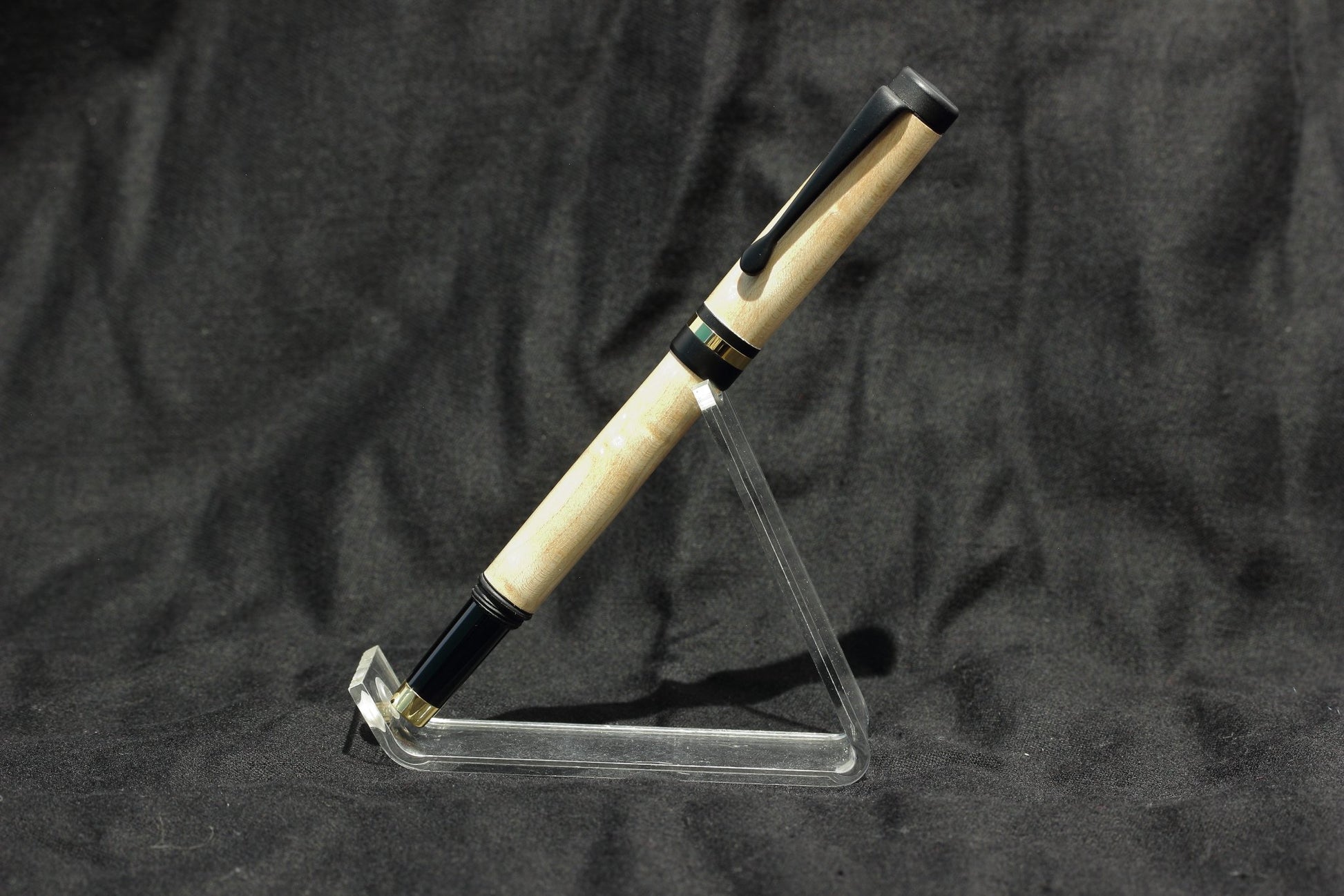 Hand Crafted Birch Wood Fountain Pen - 1