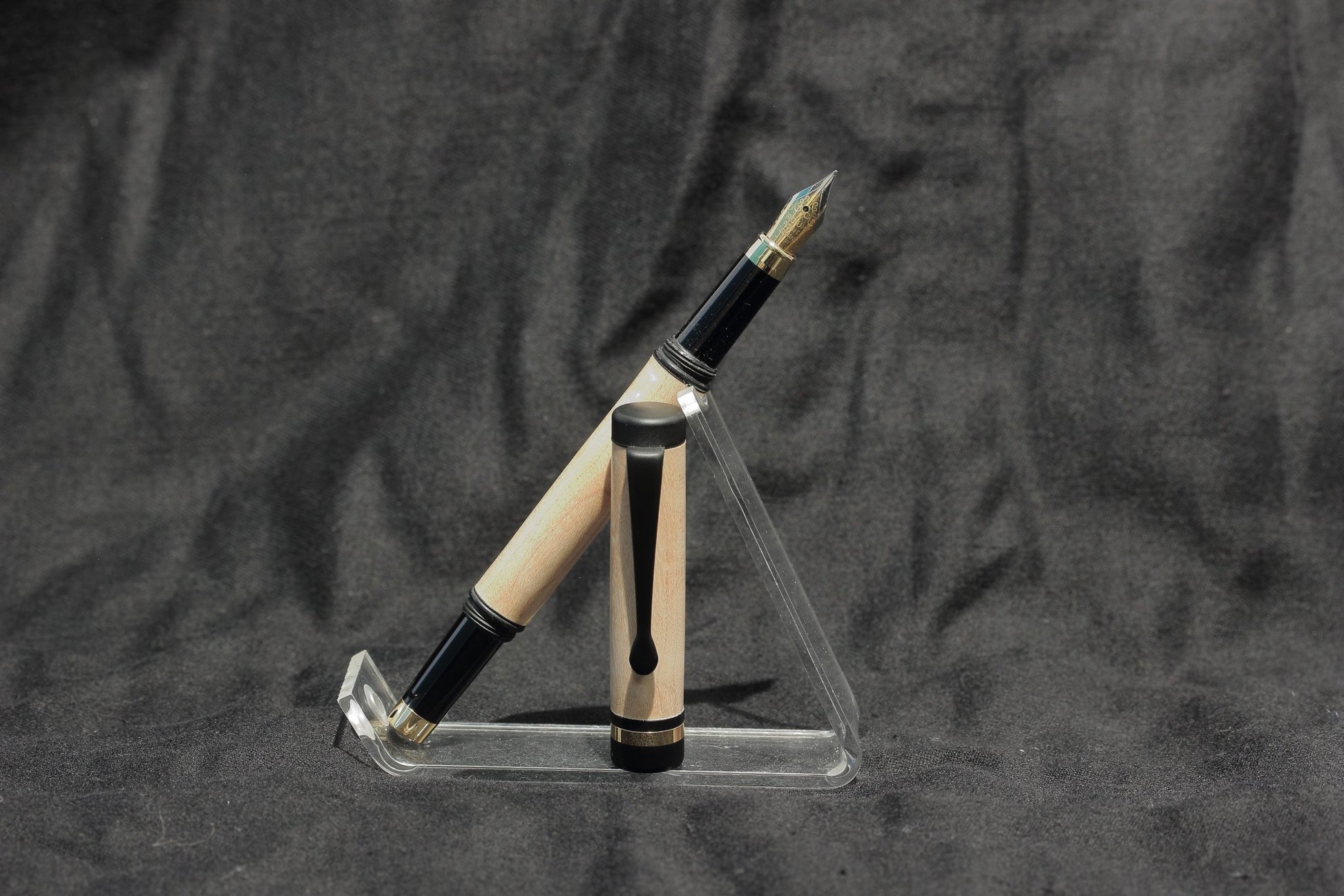 Hand Crafted Birch Wood Fountain Pen - 2