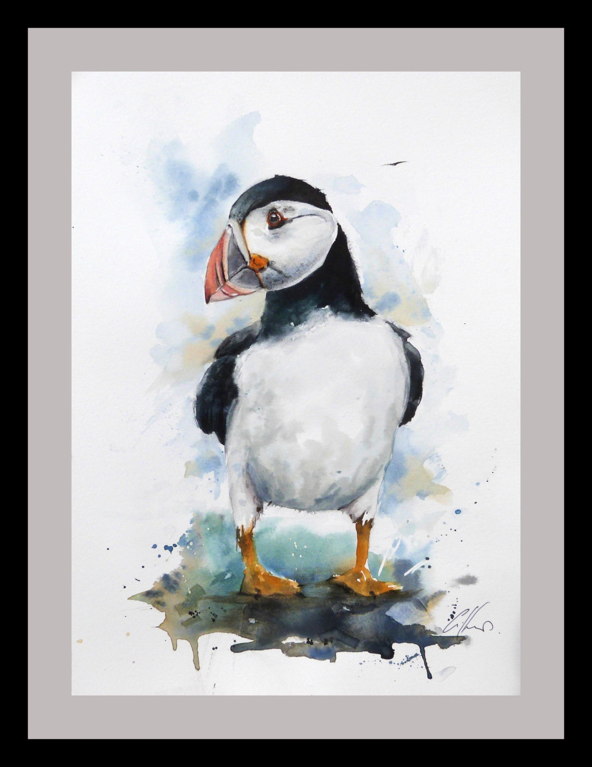 65538f7a329f1a3a70a34bd9_puffin-watercolour-by-graham-kemp.-2026-framed_1790145597928.jpg