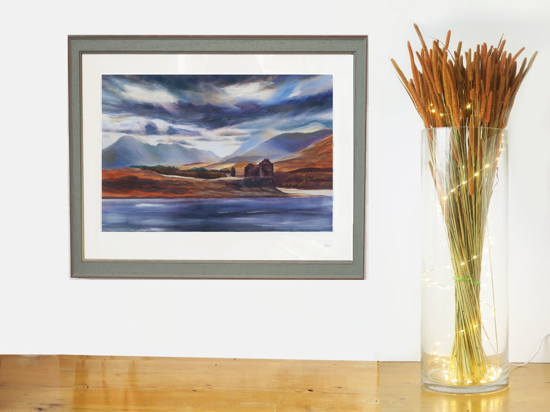 Autumn Duart Castle giclee print - 2