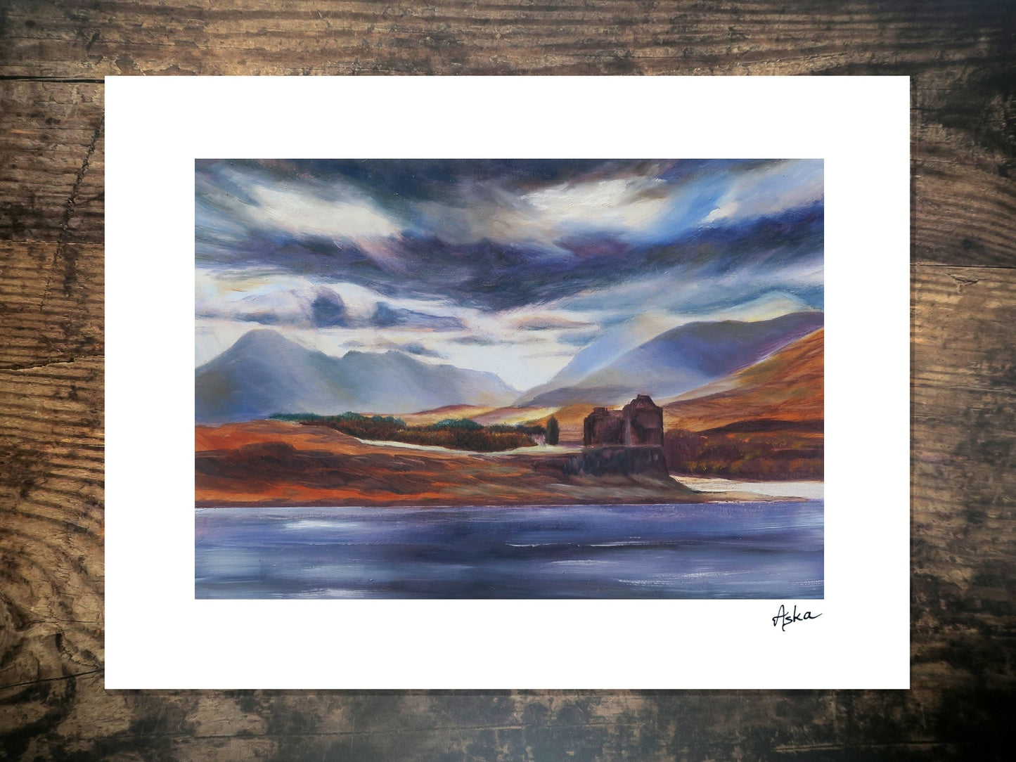 Autumn Duart Castle giclee print - 1