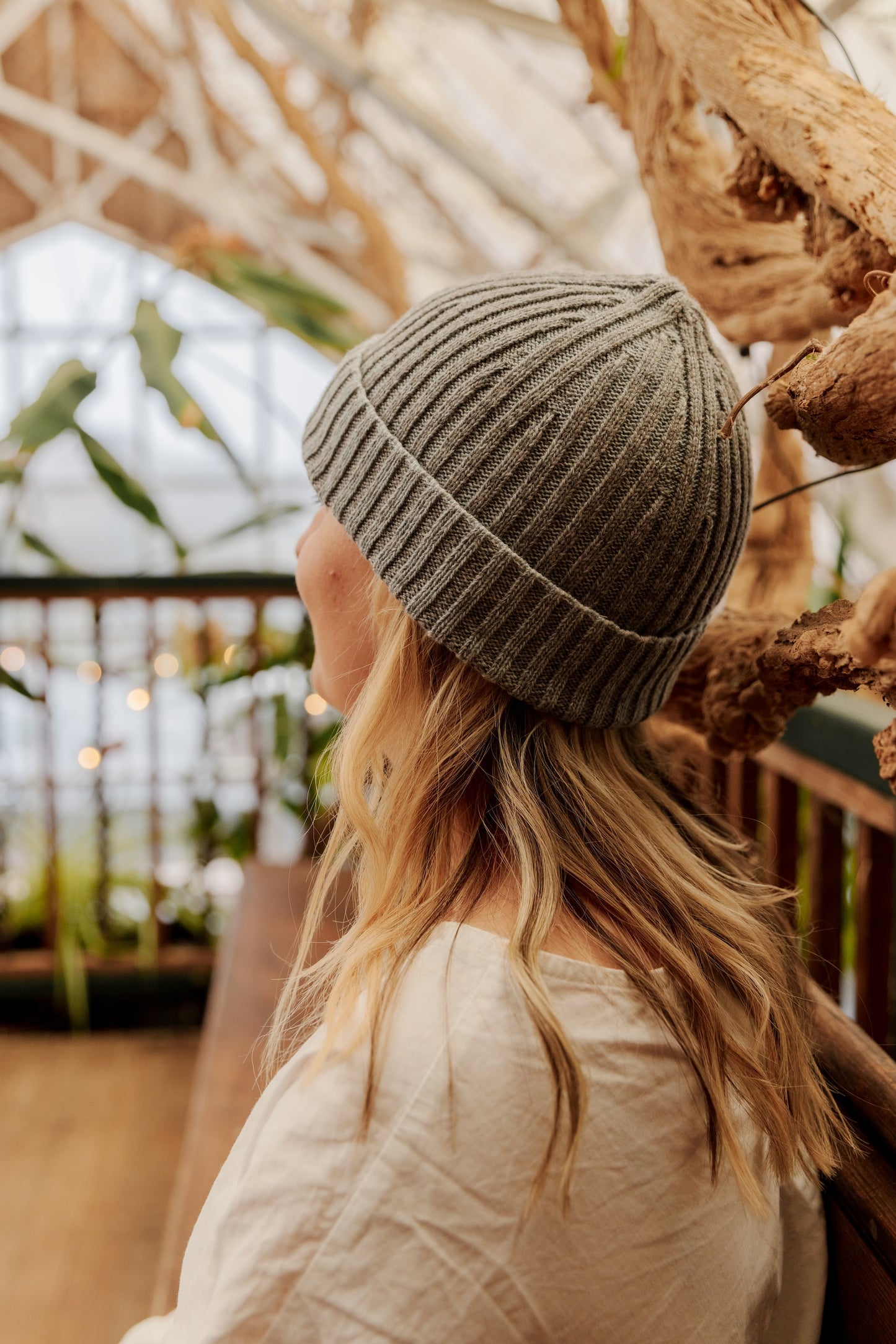 Fisherman Beanie in Grey