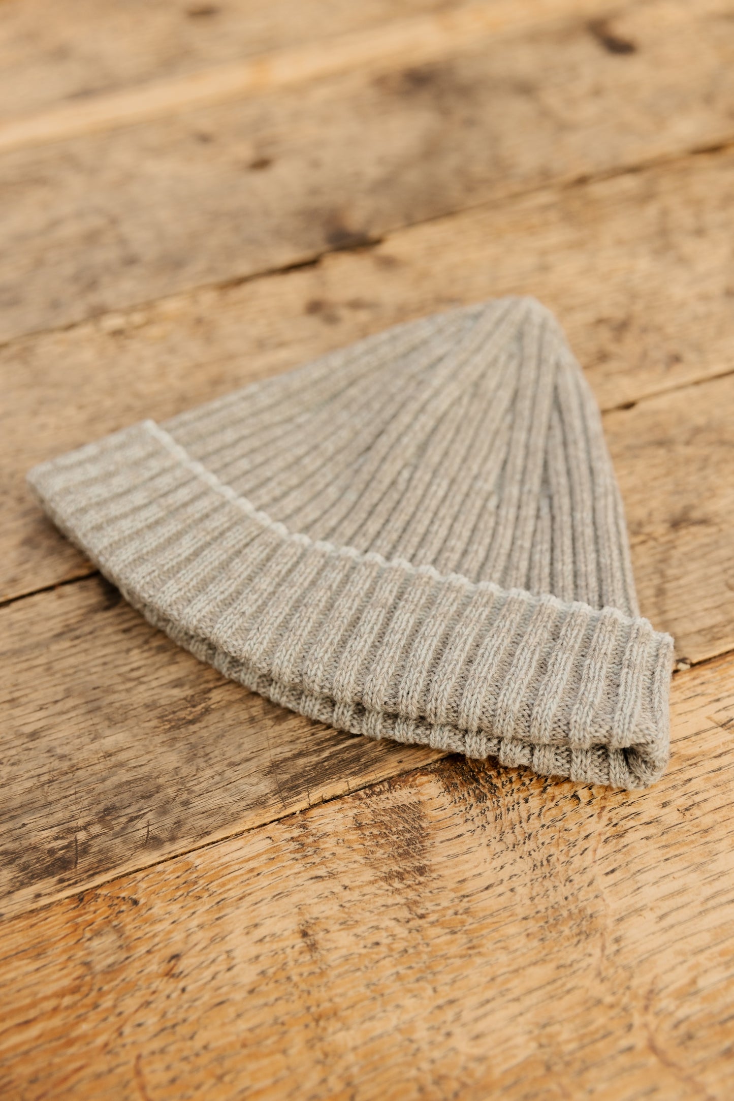 Fisherman Beanie in Grey