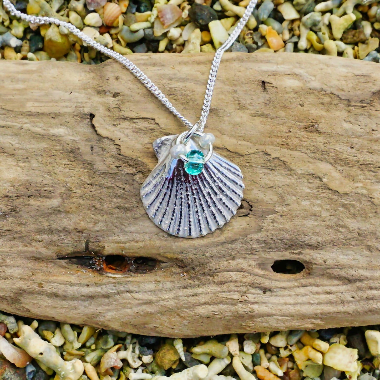 Scallop Shell Pendant - 4