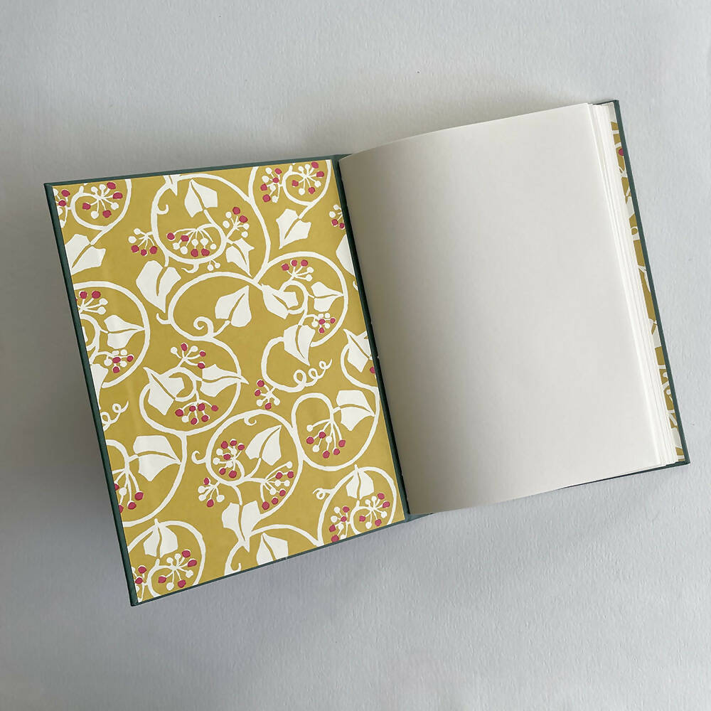 Art nouveau inspired hand bound blank book - 3