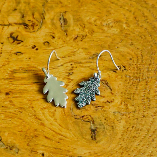 Oak Leaves Earrings - 1