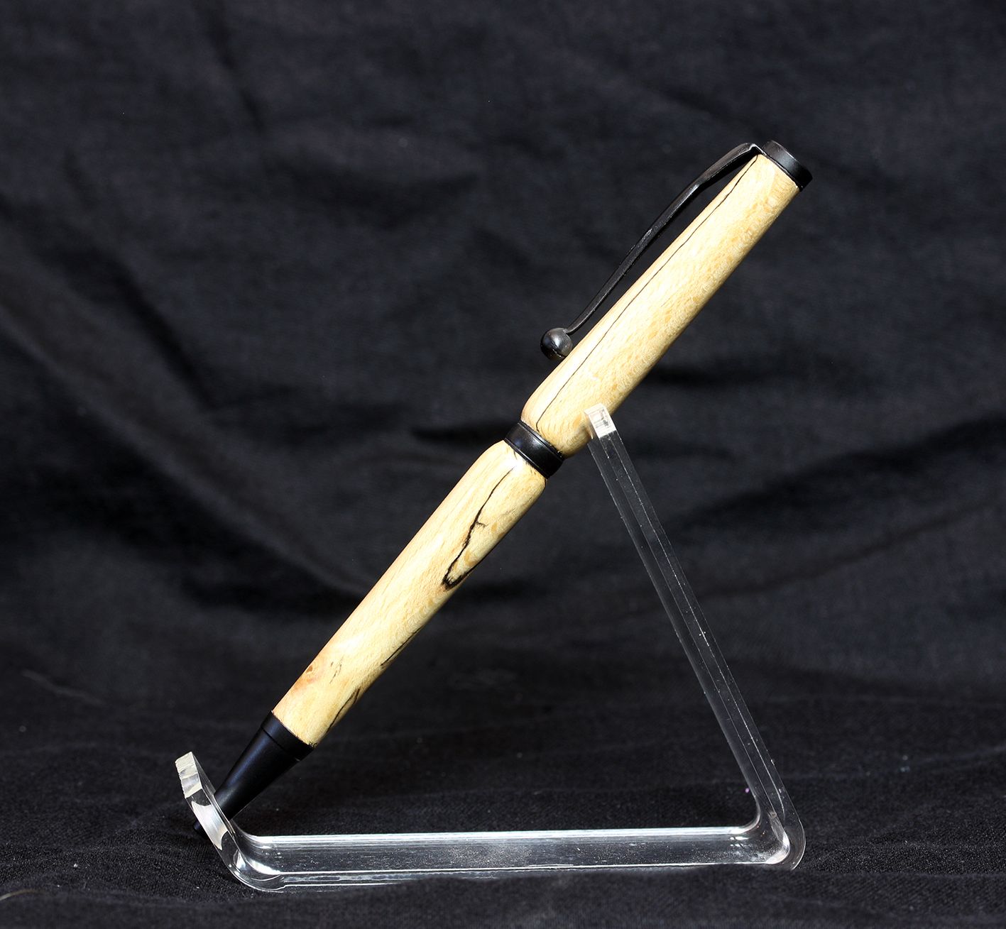 Hand Crafted Beech Wood Slimline Pen - 1