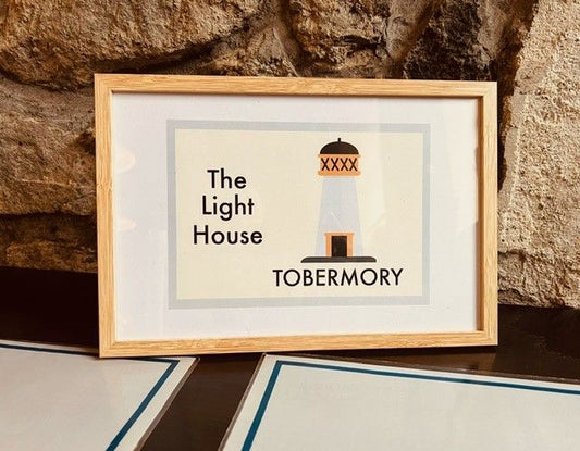 Tobermory Iconic Prints - The Light House -  A4 - 1