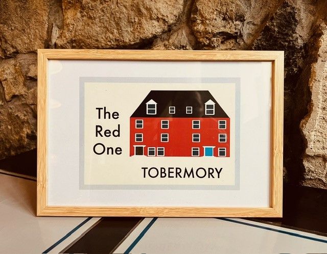 Tobermory Iconic Prints - The Red One - A4 - 1
