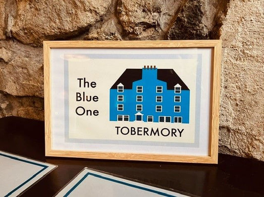 Tobermory Iconic Prints - The Blue One - A4 - 1